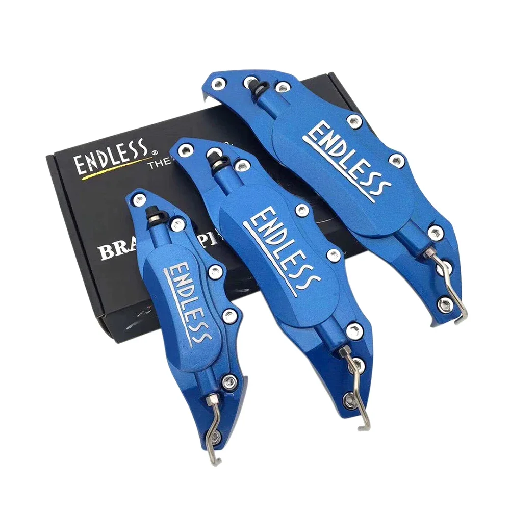 Universal JDM Fixing By Screws Aluminum Brake Caliper Cover 2 Pcs Endless Wheel Modification Decoration For All Car Car Styling