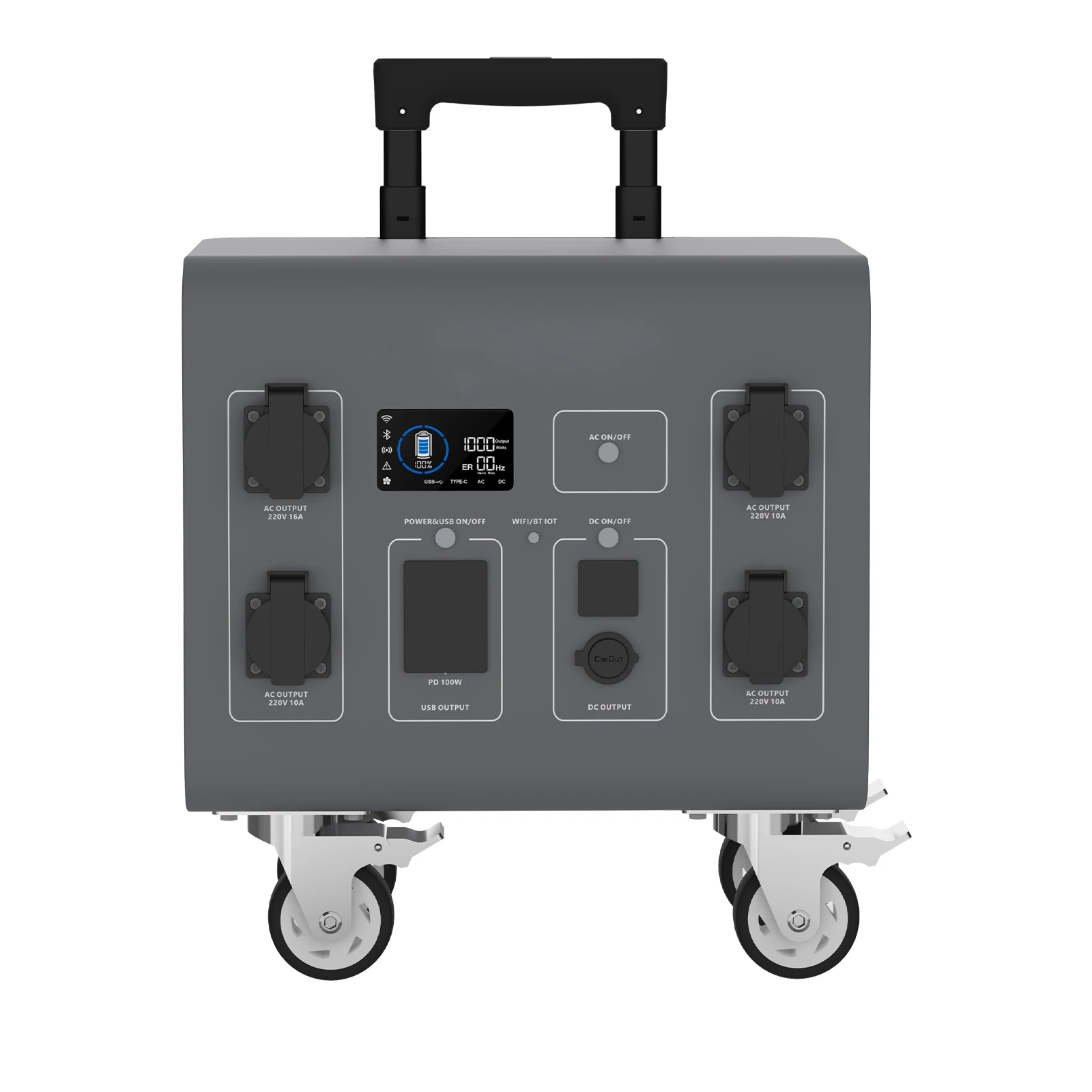 중국 공장 3600W 태양광 발전소 LiFePO4 2560Wh 배터리 모바일 충전 야외 가정용 백업 영국 EU 미국 플러그