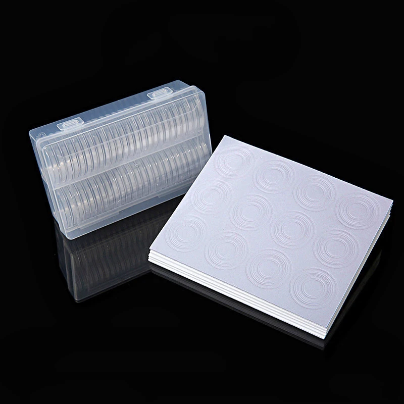 

Holder for Collectors 40mm Plastic Round Coin Capsules Covers for Coin Collection Supplies
