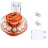 12 Egg Incubator, Automatic Egg Turner with LED Candler, Temperature & Humidity Control, 360° View Clear Window, Poultry Eggs Incubator for Home Farm, Hatching Chicks Ducks Goose Quail
