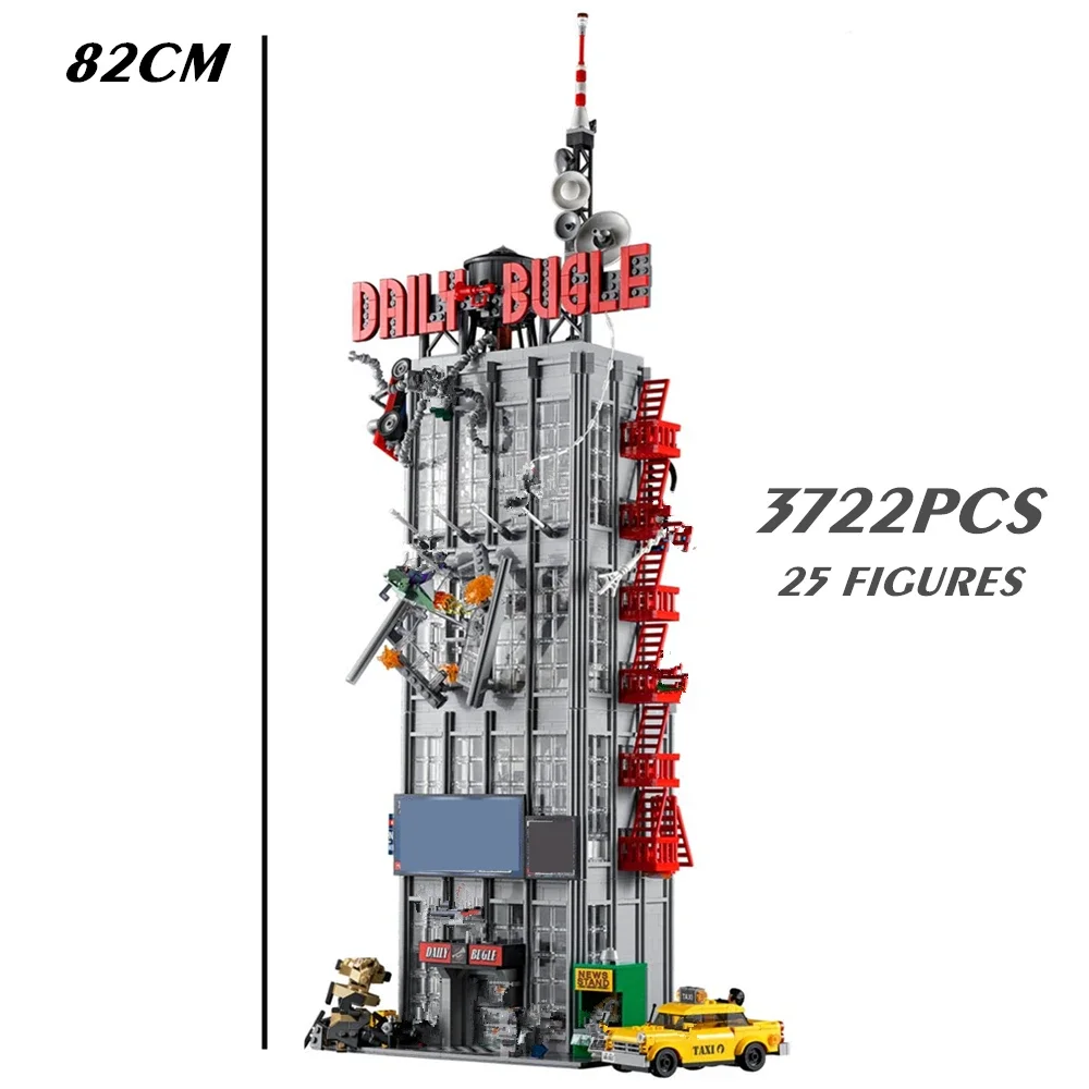 3772 Pcs The Daily Bugle Building Compatibile 76178 Building Blocks Anniversario Set Regali Per Bambini Mattoni Regalo Di Compleanno