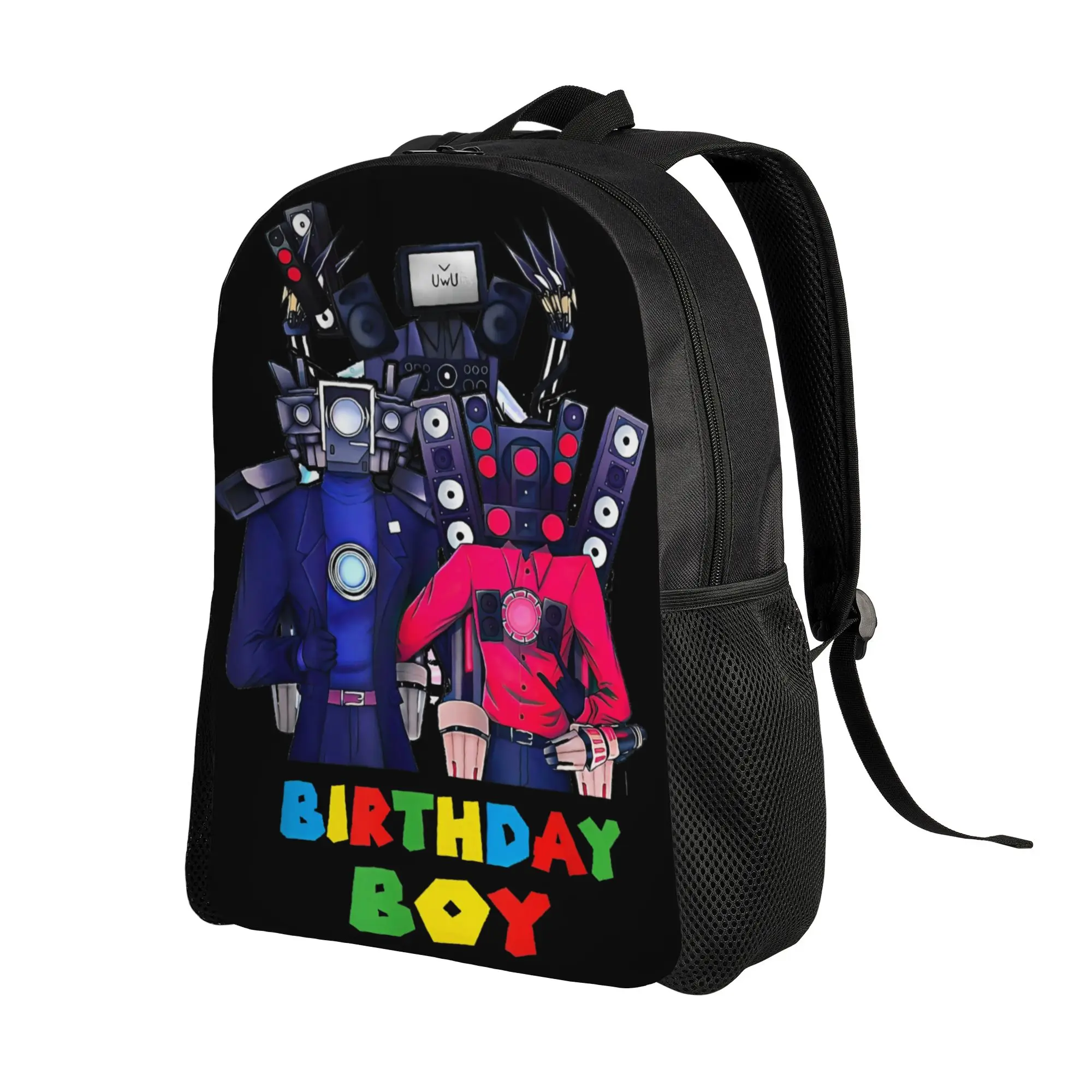 생일 축하하는 사람 카메라맨 스피커맨 스키비디 화장실 배낭 스포츠 학생 하이킹 여행 데이팩 노트북 컴퓨터 캔버스 가방