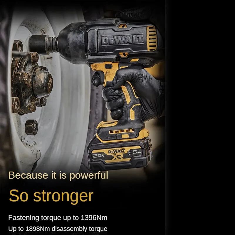DEWALT 고토크 1/2 리튬 배터리 임팩트 렌치, 20V 브러시리스 전기 캐논 DCF900