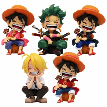 One Piece 13cm Anime Figure luffy GK Roronoa Zoro Manga Statue Action Figure Collection Model Kid Toy