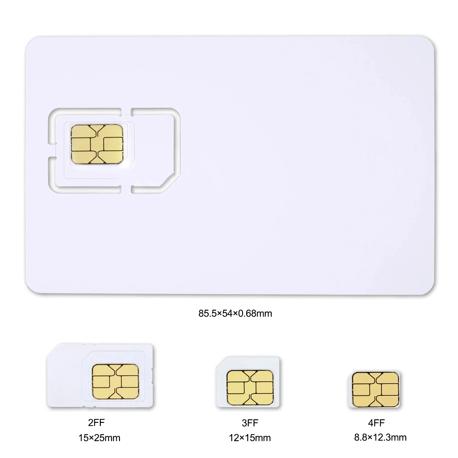 

Интеллектуальная Progarmmable Blank LTE USIM 4G карта WCDMA GSM Blank Mini Nano Micro 2FF 3FF 4FF SIM с возможностью записи для телекоммуникационного оператора