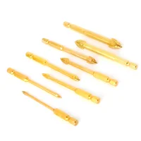 Mèches hexagonales croisées pour carrelage, verre, céramique, ouvre-trou pour béton, alliage, perceuse triangulaire, taille 3mm, 4mm, 5mm, 6mm, 7mm, 8mm, 10mm, 12mm, accessoires pour outils électriques 5