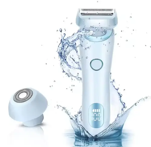 2 In 1 Women Electric Shaver Lady Razor Hair Removal Waterproof Wet or Dry for Underarm Bikini Leg Portable Painless Trimmer - Image 7