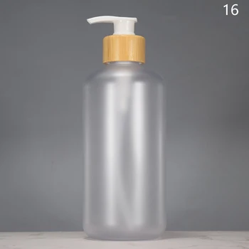 1 ชิ้นพลาสติกชุดเครื่องจ่ายสบู่เคาน์เตอร์ขวดโลชั่นห้องน้ํารีฟิลขวดเปล่าสําหรับแชมพู Body Wash Hair Conditioner 20