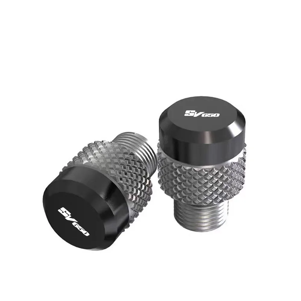 For Suzuki SV650 / S SV650S All Years Accessories Motorcycle M10*1.25 Aluminum Screws Bolts Mirror Hole Plugs Cap 5