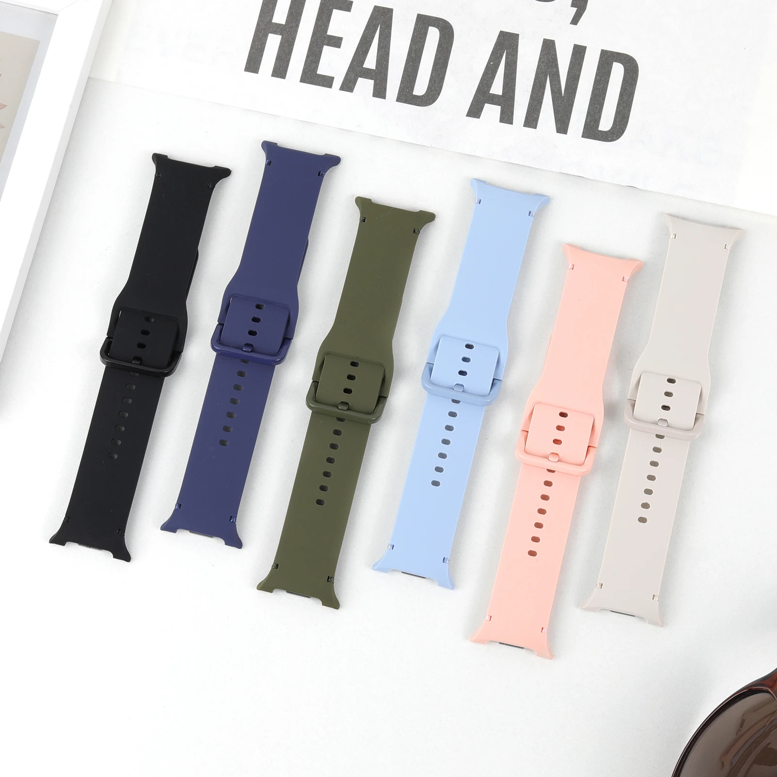 New Sport Silicone Strap for Smartwatches - Durable & Stylish Bracelet