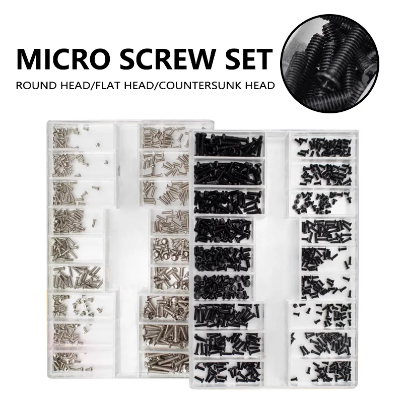 M1.2 M1.4 M2 Screw Set, Laptop Screw Kit for Repair Computer Electronic Cross Self Tapping Screw Set Kit Box M1.2 M1.4 M2 Screw Set, Laptop Screw Kit for Repair Computer Electronic Cross Self Tapping Screw Set Kit Box