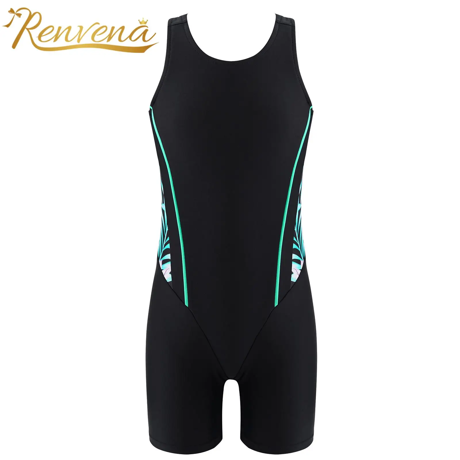 Kids Girls Seeveless Swimsuit Rashguard Children One Piece Bodysuit Beach Seaside Swimwear Surfing Beachwear Bathing Jumpsuit children swimwear