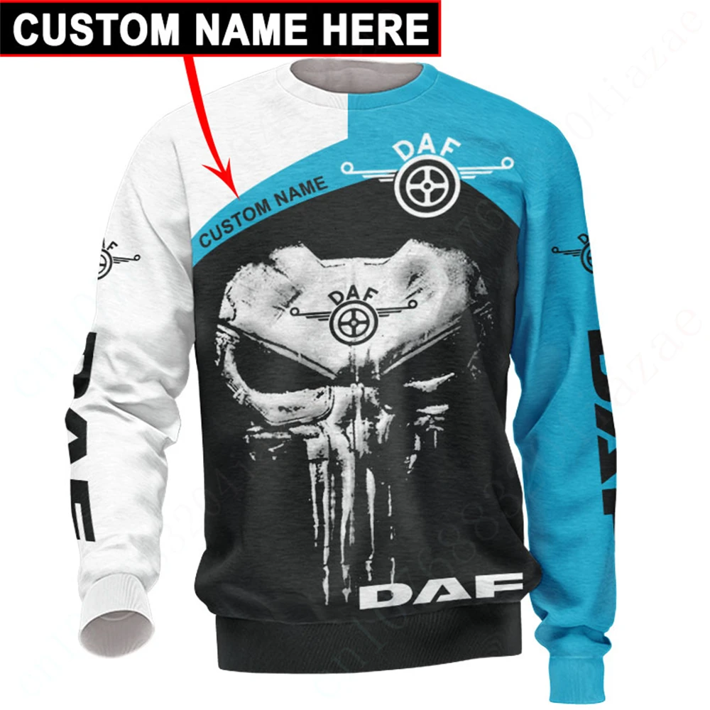 DAF Clothing Anime T Shirt For Men Women Casual Oversized T-shirt Harajuku O Neck Long Sleeve 3D Sweatshirt Unisex T-shirts