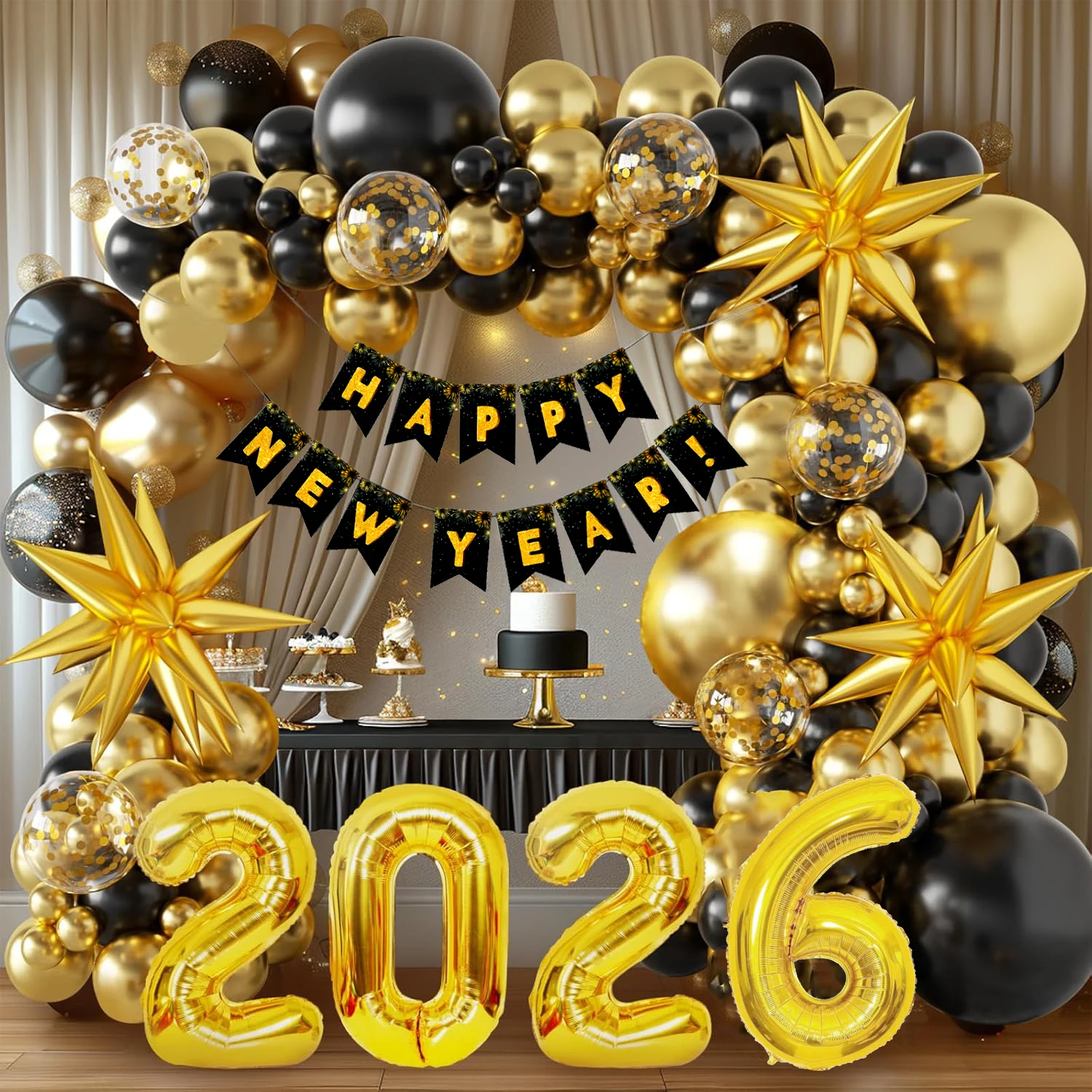 2026 NYE Balloon Arch Kit 3