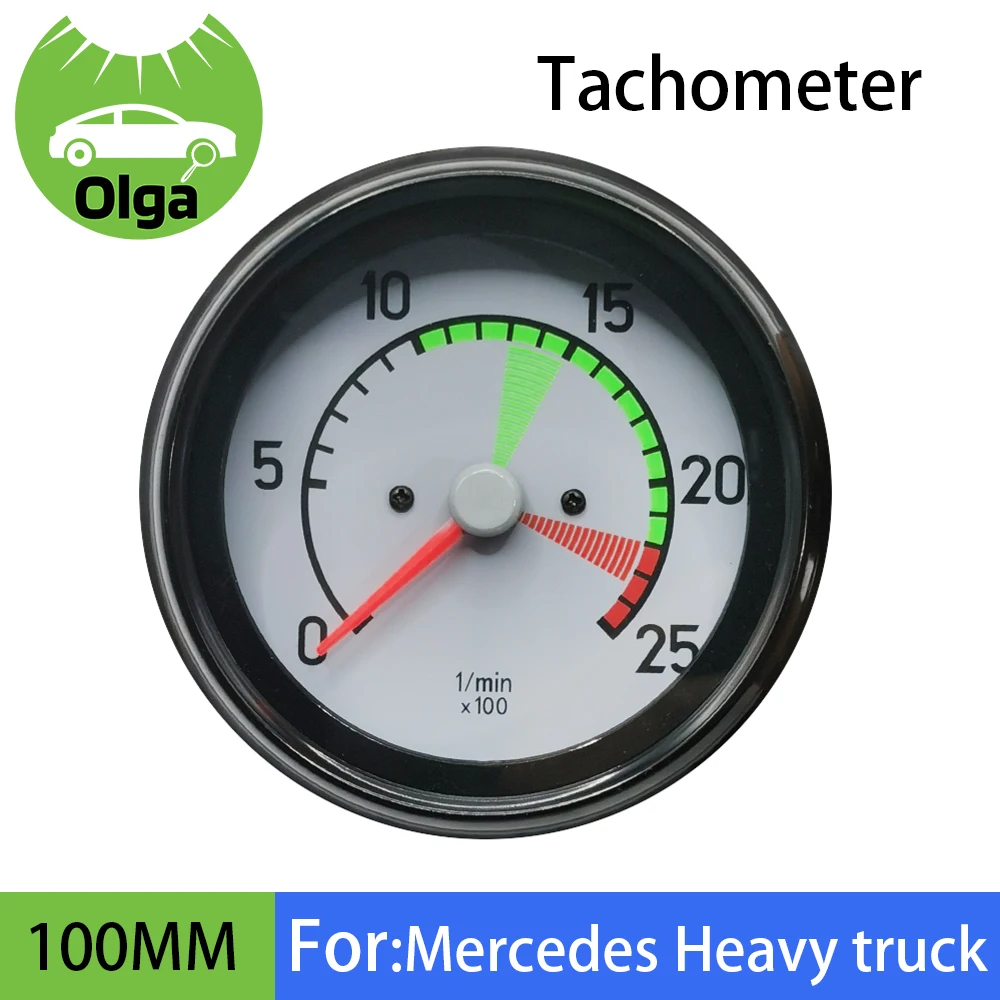 24V 100MM Heavy truck gauge Digitalc for Mercedes Truck Auto Parts Instrument Cluster Gauge 0015429716 High quality 0-25