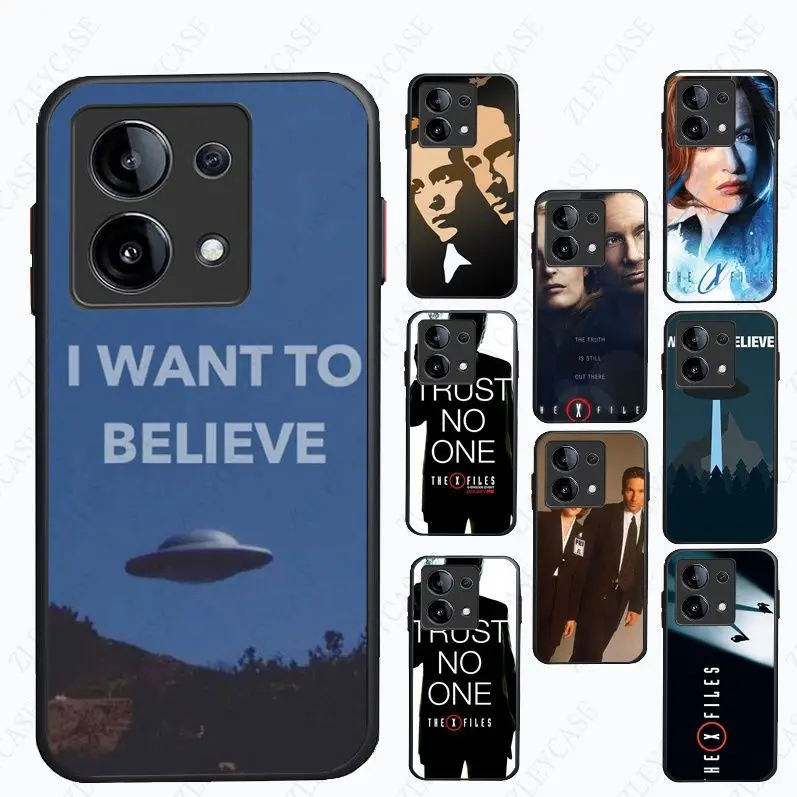 The X Files I Want To Believe Cover Per Xiaomi Redmi Note 13Pro Note12Pro 11Pro Note10Pro 9Pro 8Pro 9S 9T 8T K40 12C 10C 9C Case