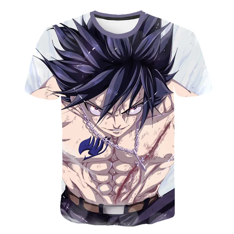 Camisa Exclusiva Natsu Dragneel - Fairy Tail Mangá