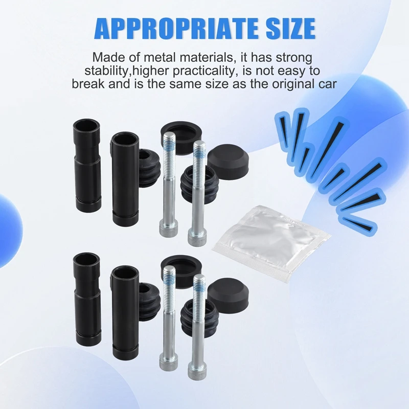 2X FRONT CALIPER SLIDER PIN KIT GUIDE BOLTS FITS: For VW CRAFTER 2006- BCF1499BX2