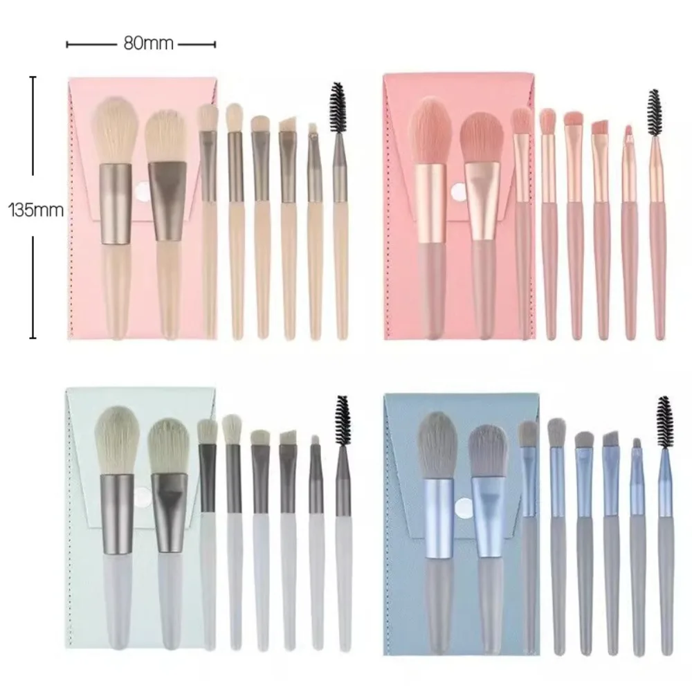 Makeup Brushes Set for Cosmetics Foundation Blush Powder Eyeshadow Kabuki Blending Makeup Brush Beauty Tool 8Pcs/Lot makeup brush set makeup brush makeup tool set makeup tool