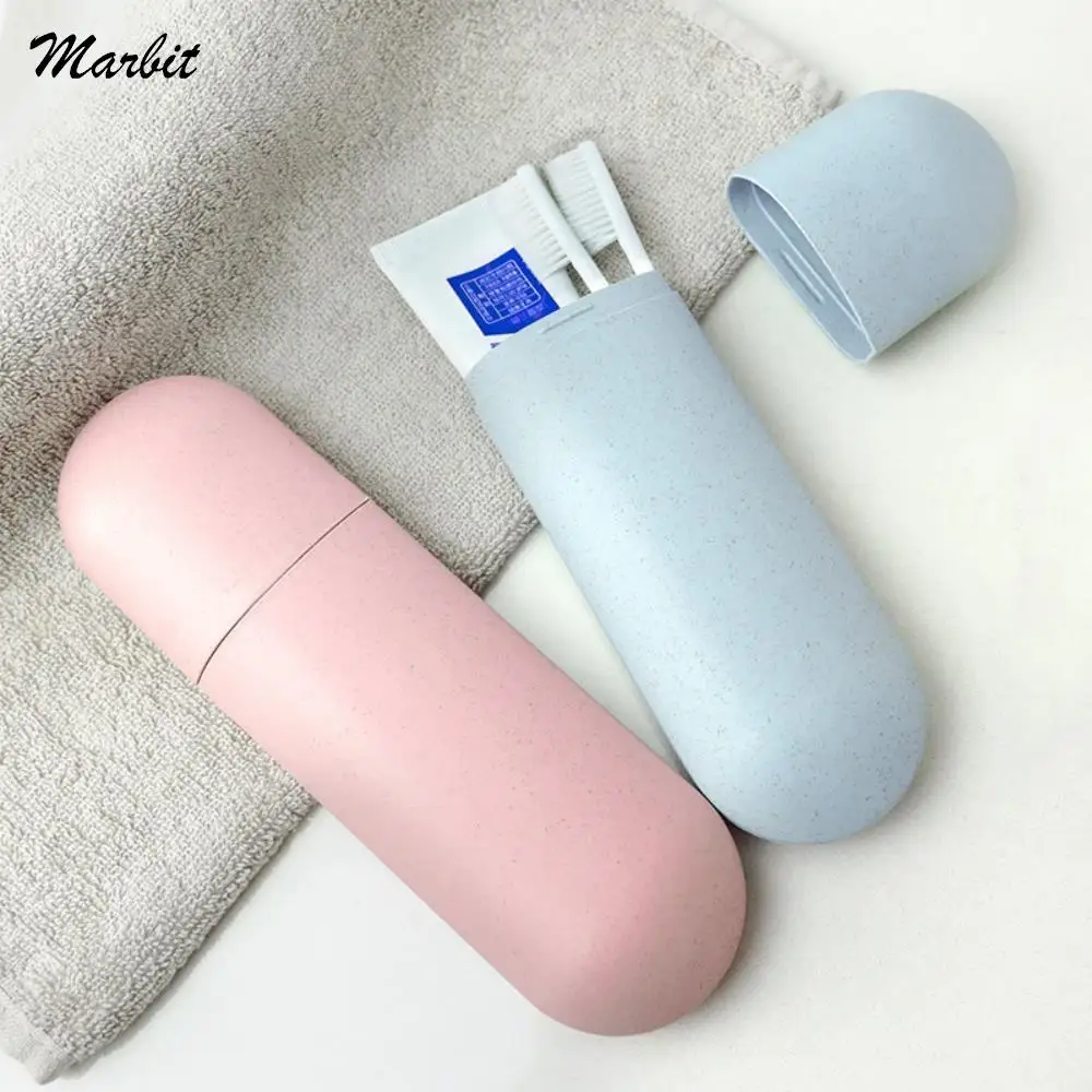 

Portable Large Toothbrush Tube Cover Plastic Suitcase Holder Baggage Boarding Organizer Case Cap Outdoor Travel Accessories
