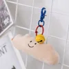 Creative Toast Plush Bread Pendant Croissant with Bell Squeaky Dog Toy Interactive Bite-resistant Plush Chew Toy Pet 4