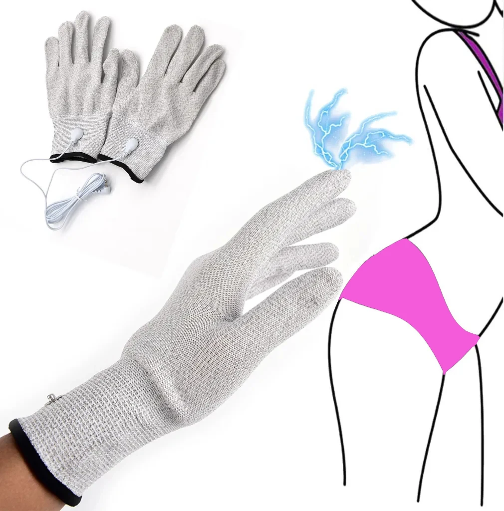 Massage Stimulation Masturbation Pulse Anal Butt Plug Penis Ring Nipple Sucker Clamp Massage Gloves/PadTaser Electro E-stim Toy electro sex toys,electric sex toys