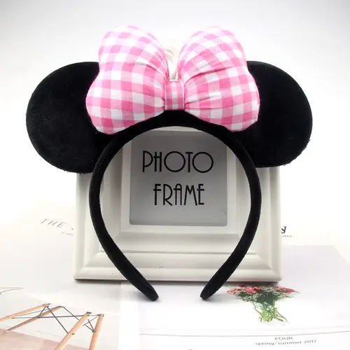 Mouse Headband Cartoon Ears Sequin Bows Hairband Party Cosplay Hair Accessories Children Adults Toys Gift - Image 8