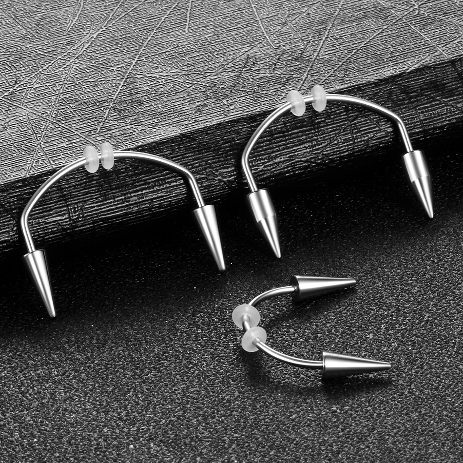 Piercing De Corpo De Aço Inoxidável Jóias, Prego De Drácula, Dentes De  Vampiro Zumbi, Anéis De Nariz De Septo, 1Pc - AliExpress, image size:950x950