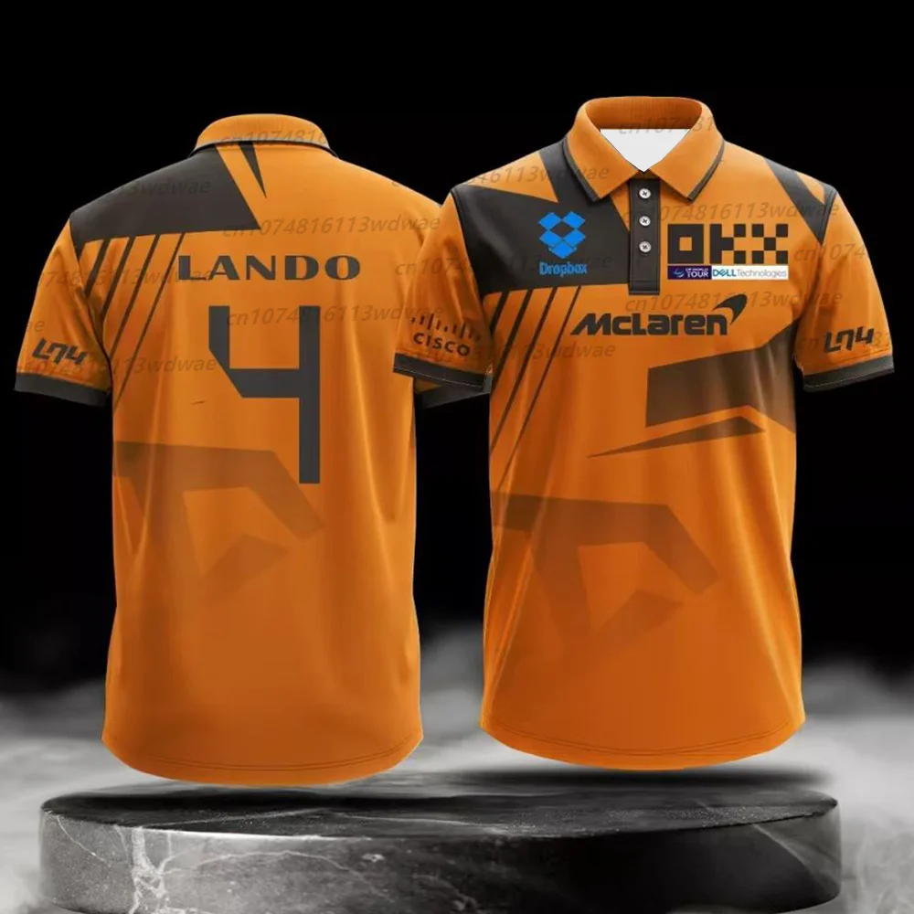 Formula 1 팀 레이싱 3D 프린트 티셔츠 F1 팀 저지 2025 Lando Norris Merch 4 저지 공식 드라이버 기어 Formula1 팀 팬