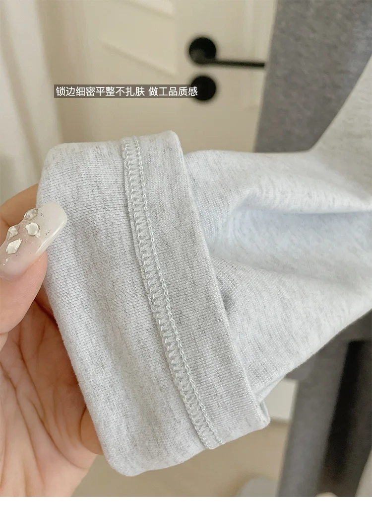 Koreanische Sport Pyjamas Für Frauen Neue Herbst Winter frauen Hause Kleidung Casual Langarm Nachtwäsche Set Komfort Nacht Tragen Weibliche – Detail 2