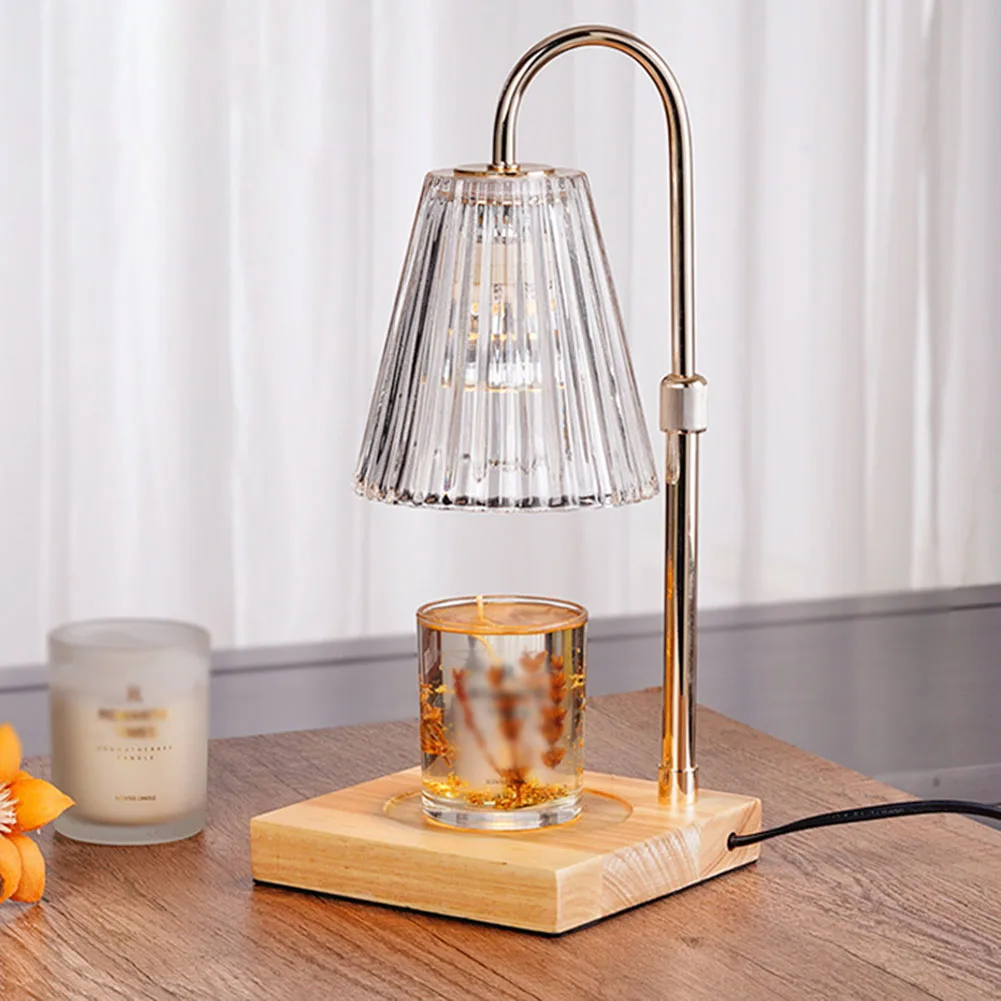 

Desk Lamp Electric Candle Warmer With Timer Dimmable Candle Lamp Compatible With Small And Large Candles Aromatic Candle Light