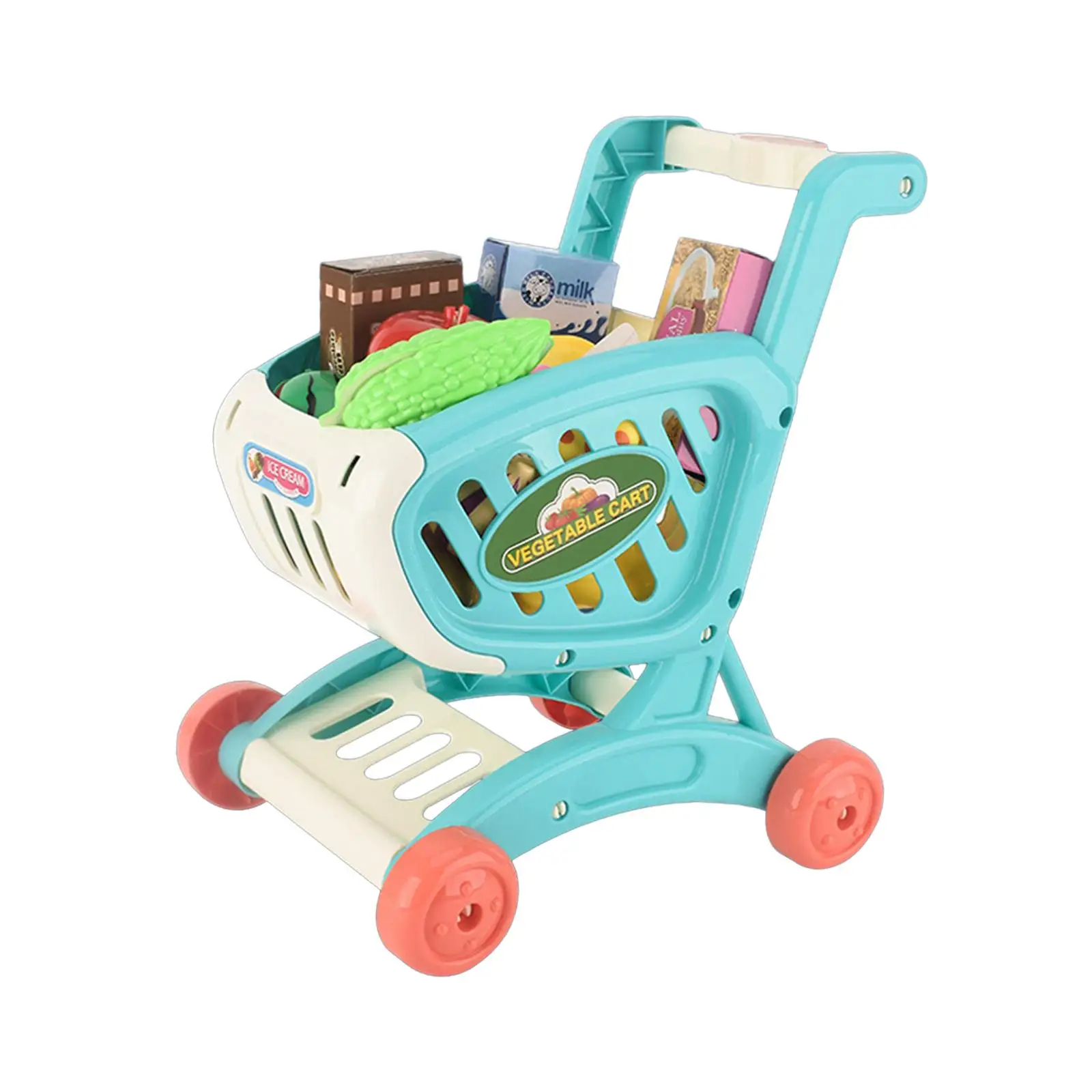 Mini Shopping Cart Toy Funny for Girls and Boys Preschool Ages 3 and up