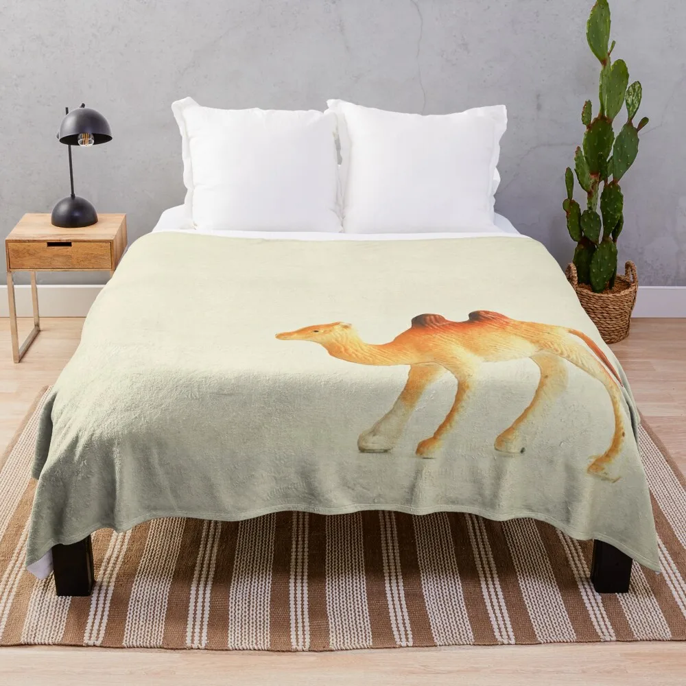 

Cunning Camel Throw Blanket Furry Blankets manga christmas gifts blankets for winter Picnic Blanket