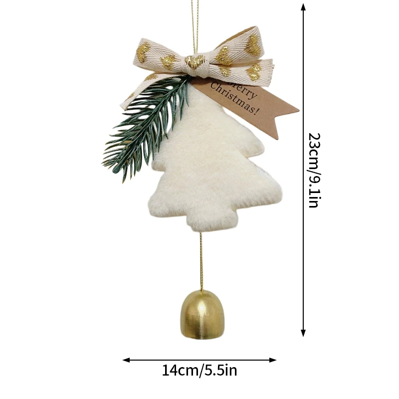 Adornos colgantes navideños, campanillas de viento para árbol de Navidad, suministros para Año Nuevo 2025, colgantes para árbol de Navidad, decoración navideña para el hogar