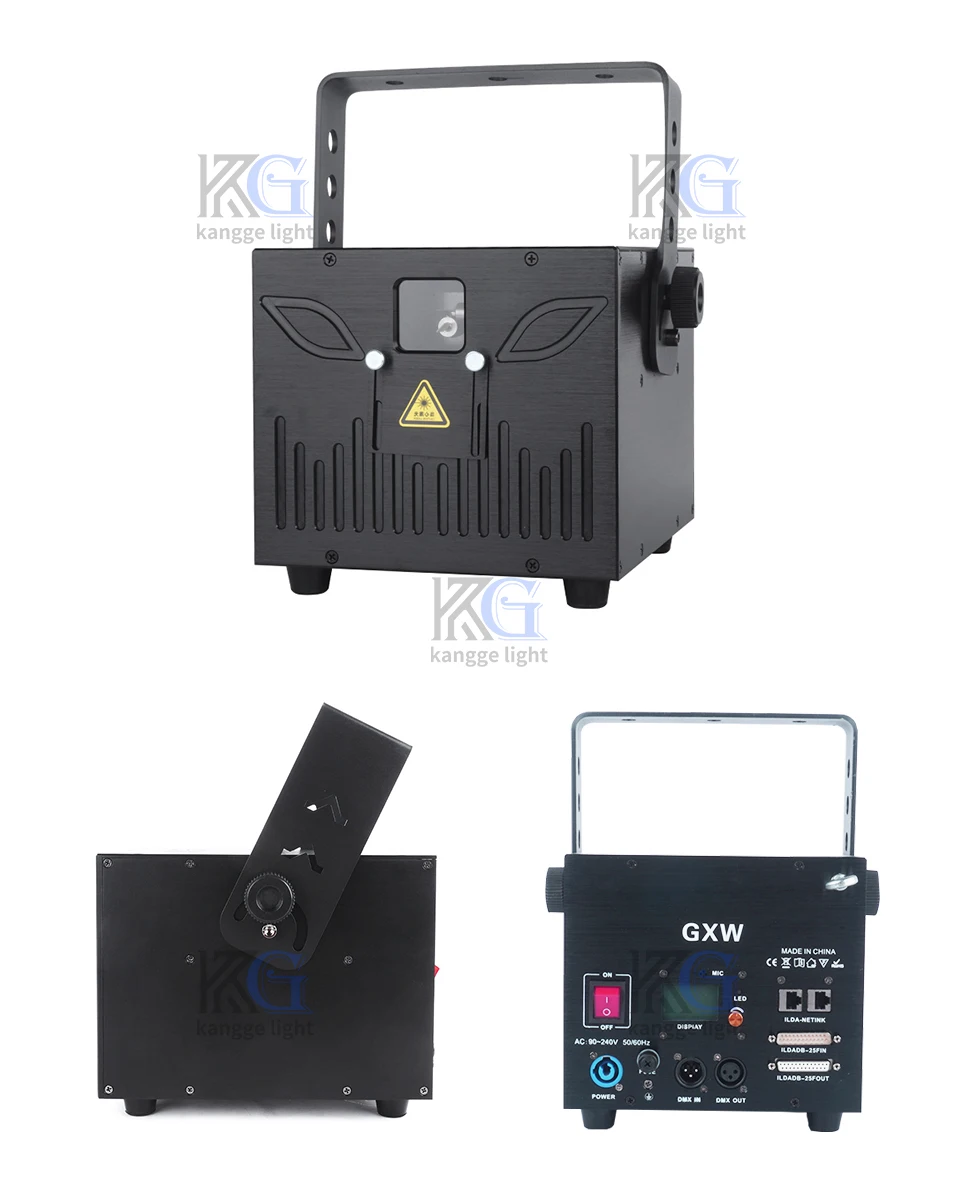 New Stage Laser Light 5W RGB Animation Laser Lights 3D DJ ILDA Laser for Night C