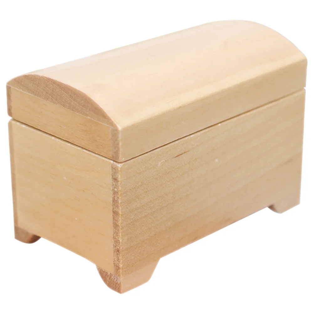 

Mini Wooden Box House Accessory Storage Case Miniature Boxes Miniatures For Crafts Micro-scene Baskets Furniture