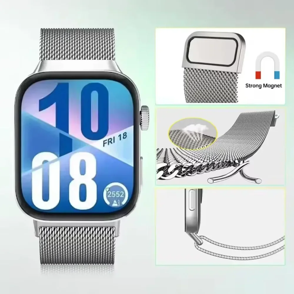 Magnetic Milanese Loop Metal Bracelet Strap - Comfortable and Stylish