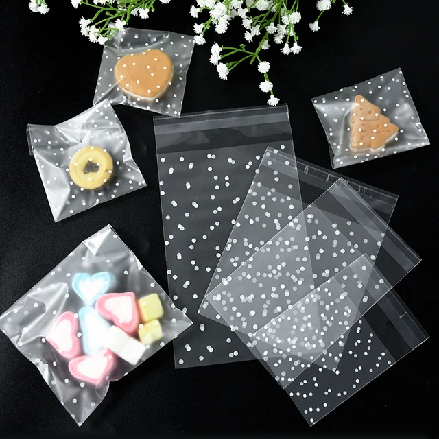 Bolsas de celofán impresas hechas a mano de encaje para galletas, bolsas de  plástico para galletas de cumpleaños, embalaje de dulces, bolsas  autoadhesivas OPP, 10x10, 500 piezas - AliExpress