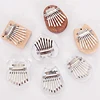 Mini Thumb Piano Musical Toys 8 Tones Portable Beginner Acrylic Finger Piano Practice Instrument for Children Adult Music Lover 4