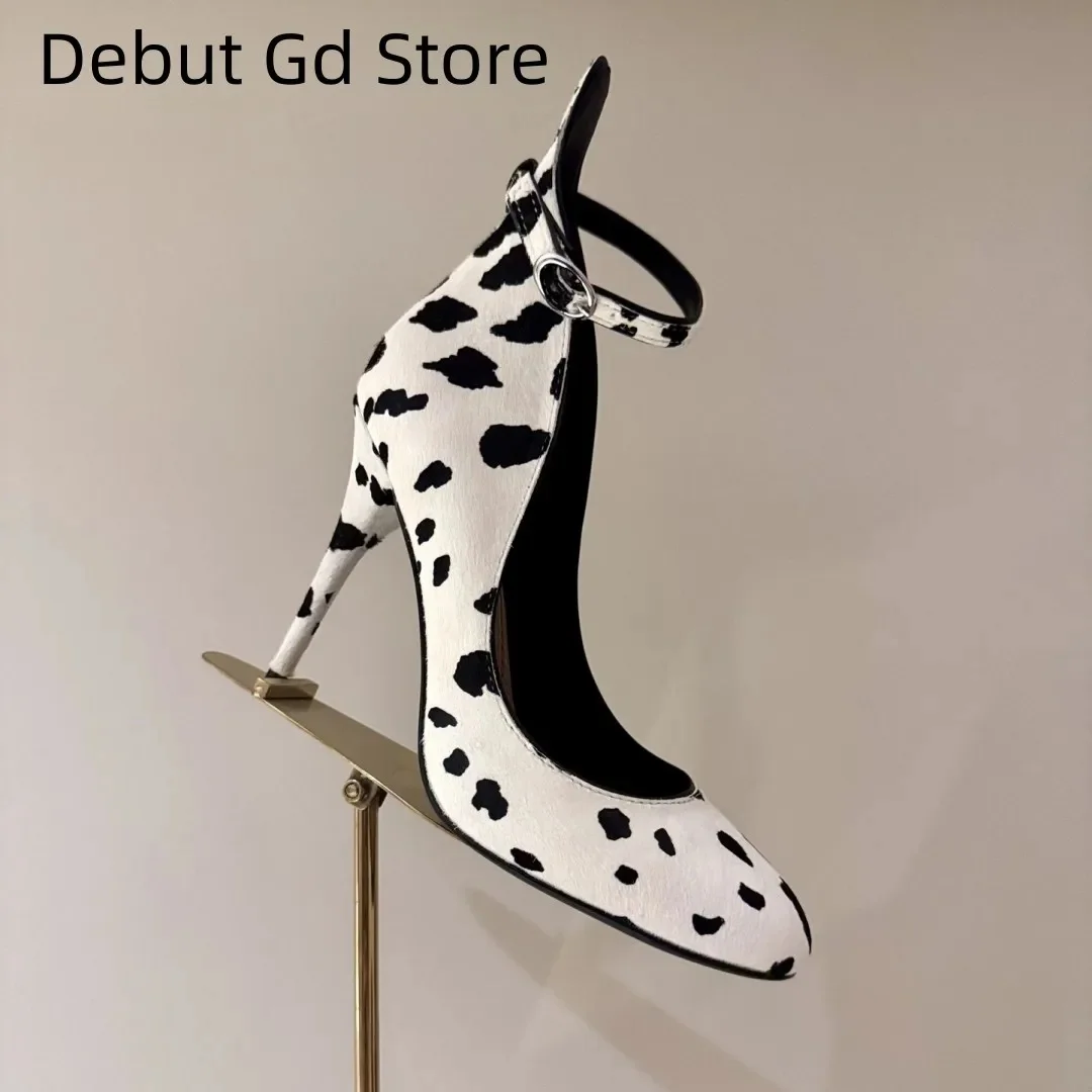 

Top Quality 2024 New Fashion Round Head Ultra High Heels Single Shoes Sexy Slim Heels High Heels Shallow Mouth High Heels