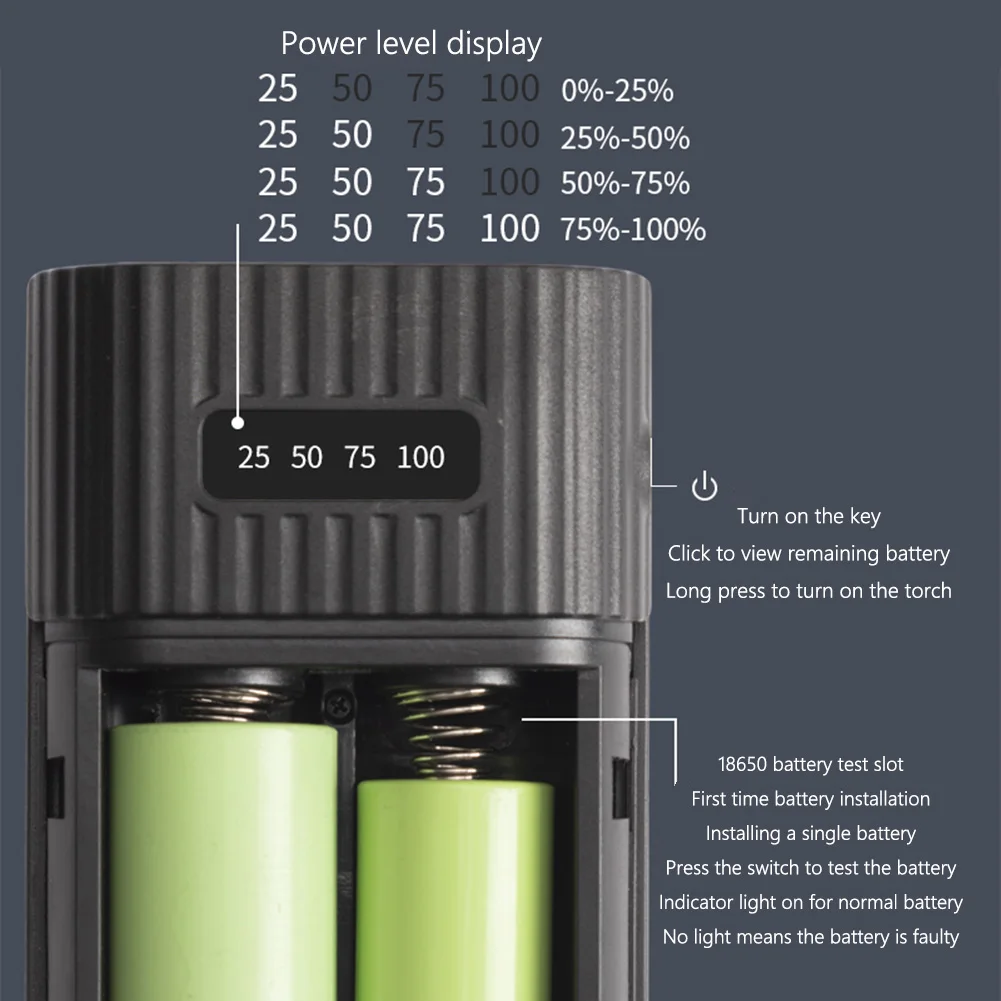 Batterie / Akku Box für 2x 20700 oder 2x 21700 Akkuzellen