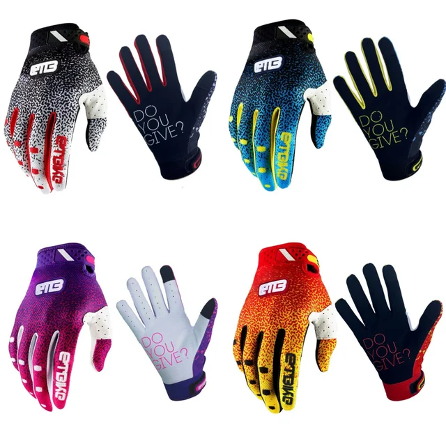 ETBIKE riding gloves, motorcycle outdoor sports off-road, mx gloves MTB DH, touch screen support 2