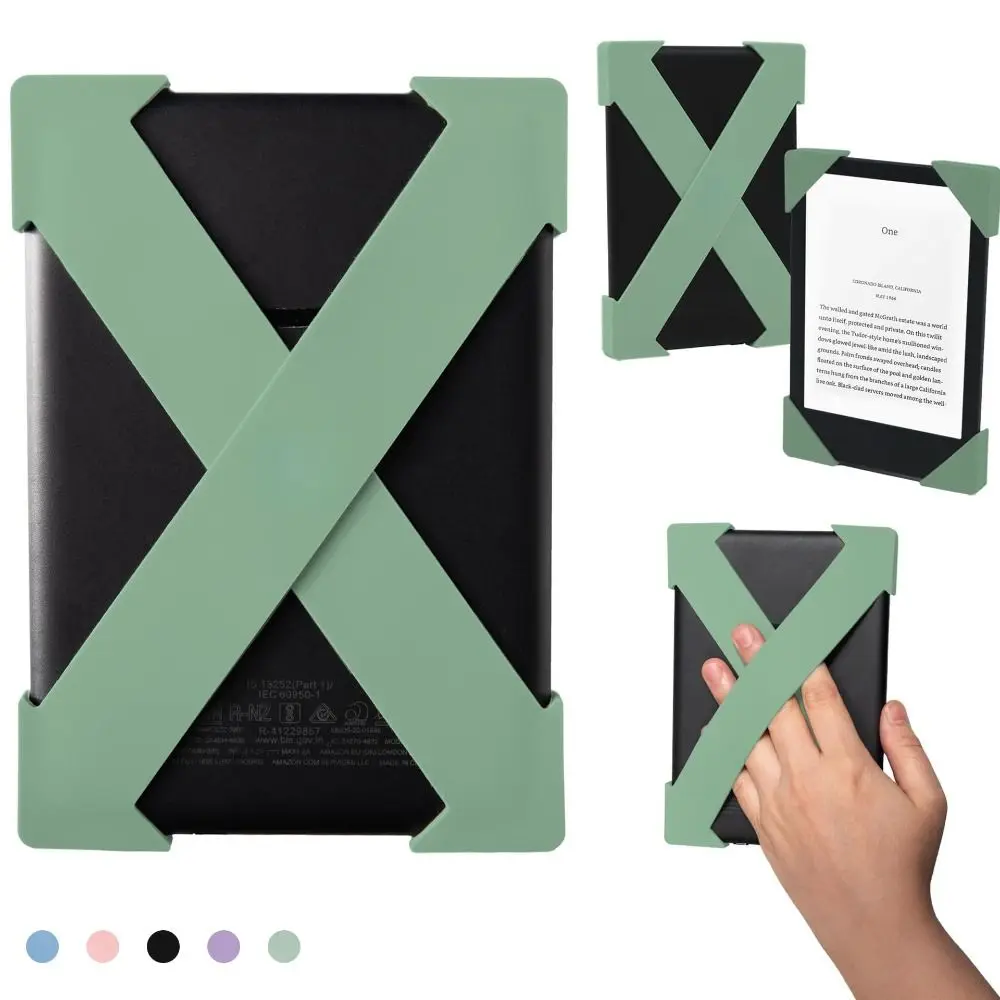 Cinturino di Sicurezza in Pelle PU per eReader 6-7 Pollici, Impugnatura Elastica