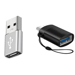 Dual USB 3.0 to Type - C OTG Charger Adapter Connector (I)