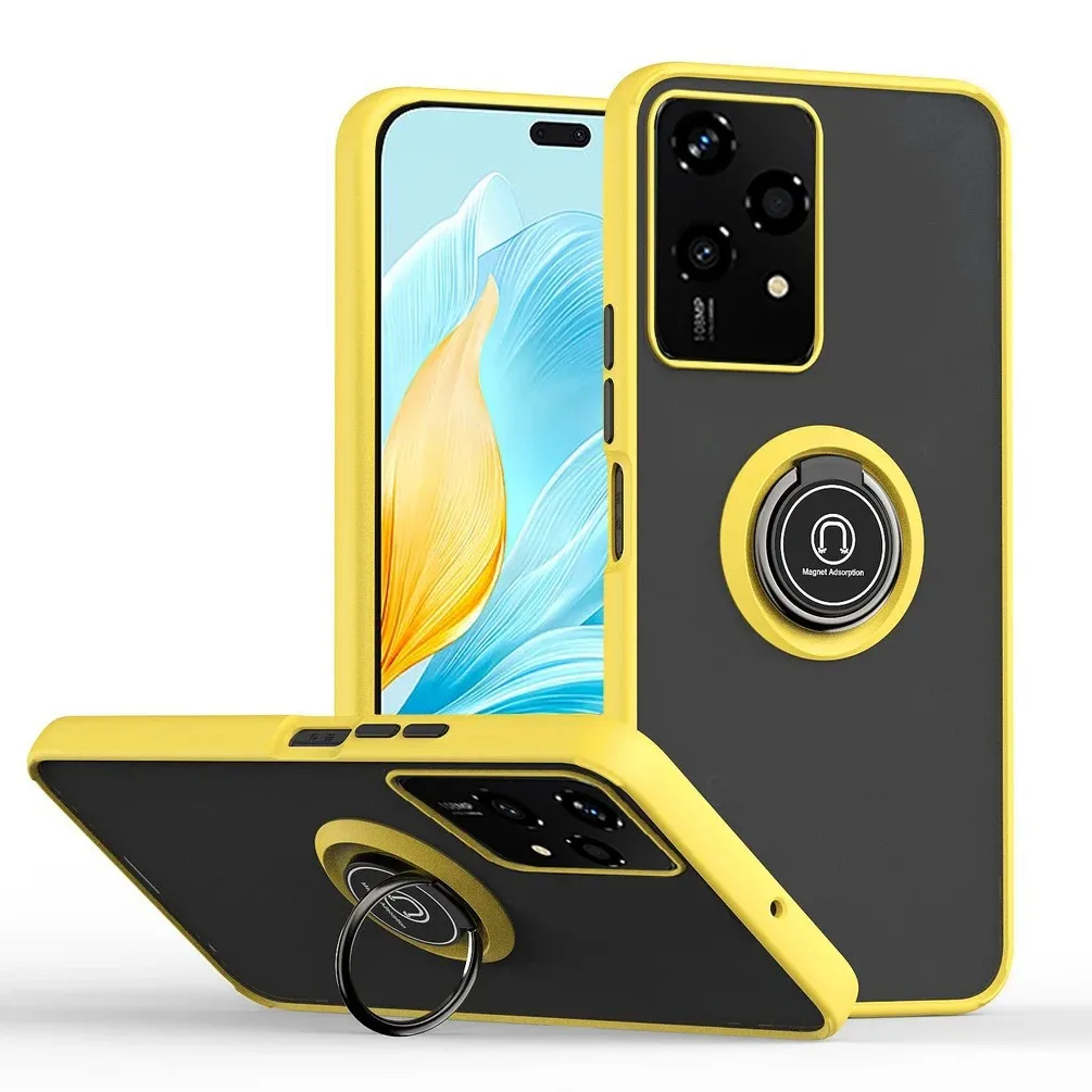 Armor Matte Shockproof Case with Smart Ring Holder Stand