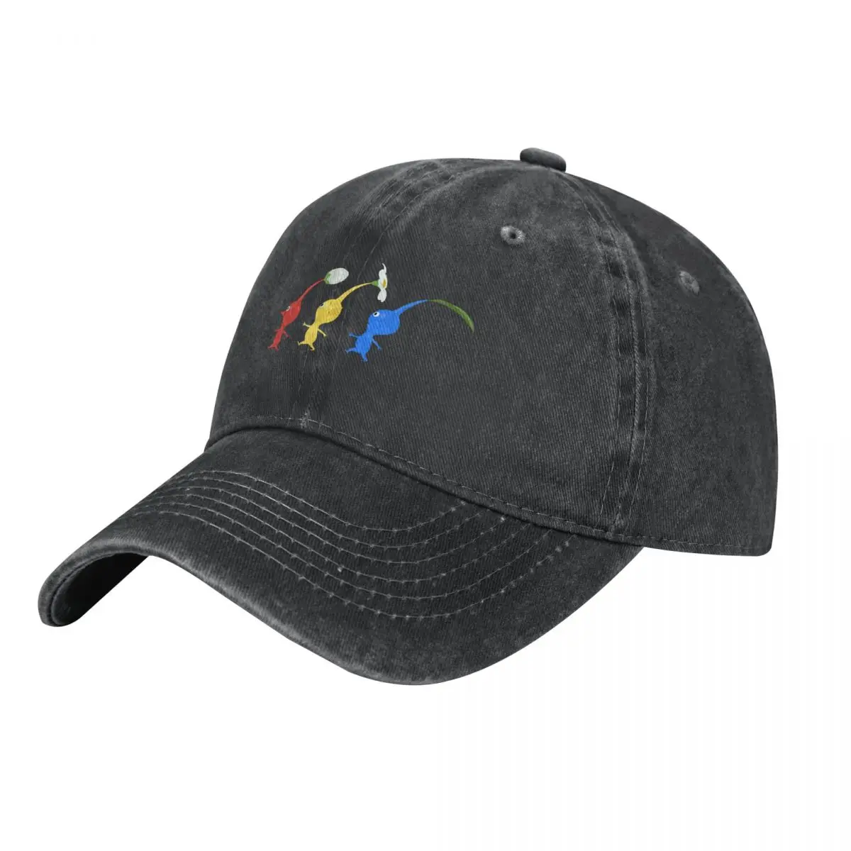 3 Pikmin Running Cowboy Hat Hood Trucker Cap Hat Berretto Da Baseball Golf Uomo Donna