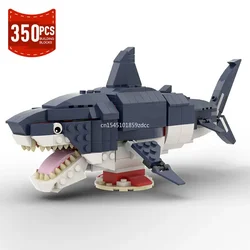 Marine Animals Megalodon Building Blocks Set - Deep Sea Adventure Educational Toy Set (350PCS)