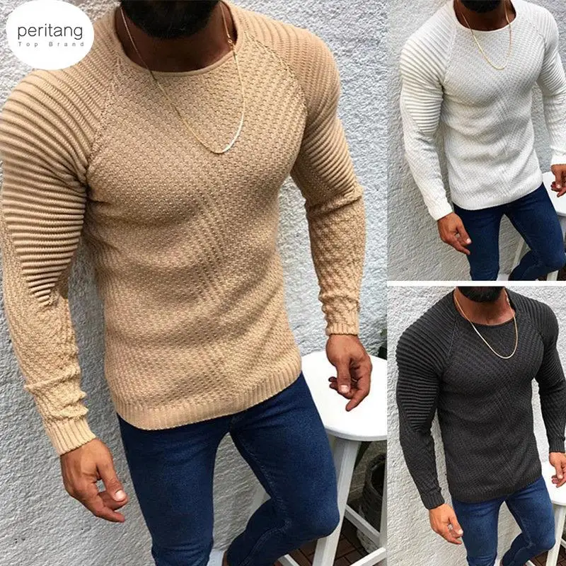 

Mens Casual V-Neck Solid Sweater Autumn Winter Fashion Knitted Pullover Tops For Men 2024 Harajuku Long Sleeve Jumper Streetwear