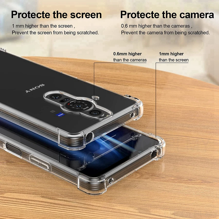 Durable Shockproof Silicone Phone Case with Enhanced Protection and Clear Design