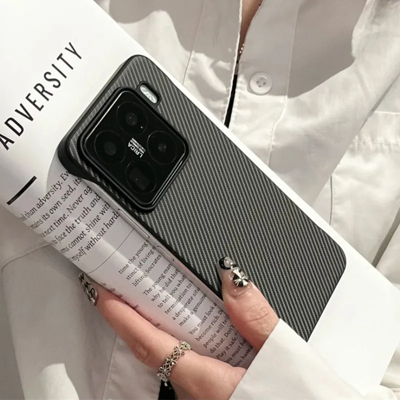 Frameless Carbon Fibre Matte Shockproof Slim Hard Case Bumper Cover
